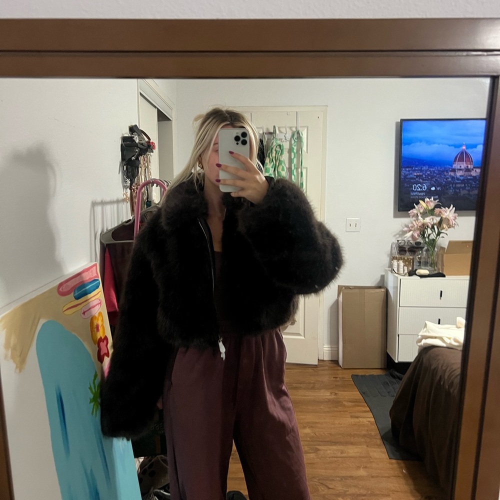 ANEWSTA fur coat - Picture 4 of 13